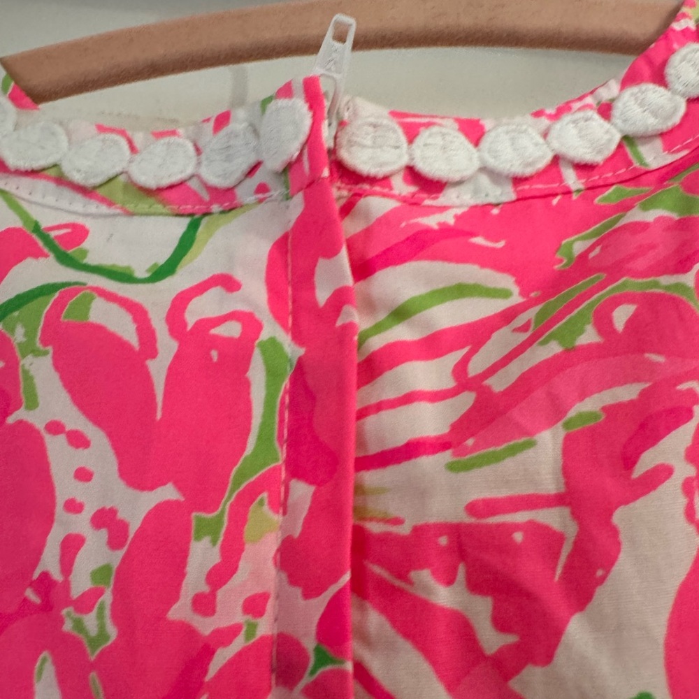 Lilly Pulitzer Casual Pink Floral Dress - Picture 9 of 12